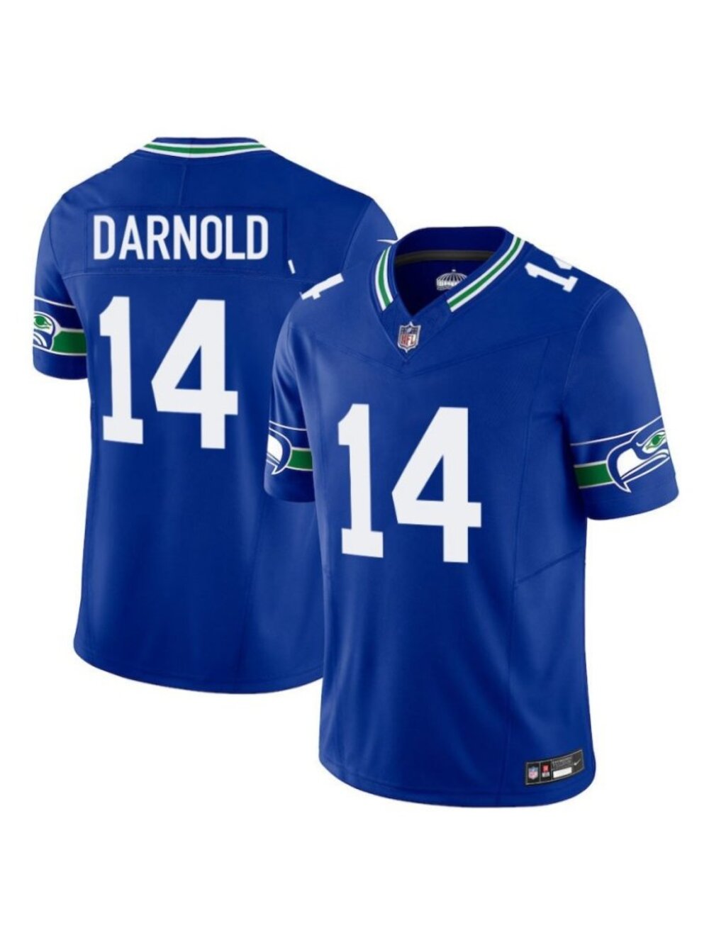Choose for Youths Sam Darnold Royal Blue Vapor Stitched Jersey